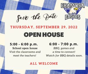 Eramosa Open House September 29th