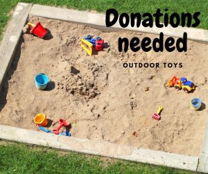 Outdoor Toys Donation Request