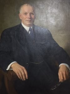 Principal John F Ross Wall Portrait