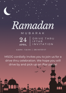 Ramadan Drive Thru