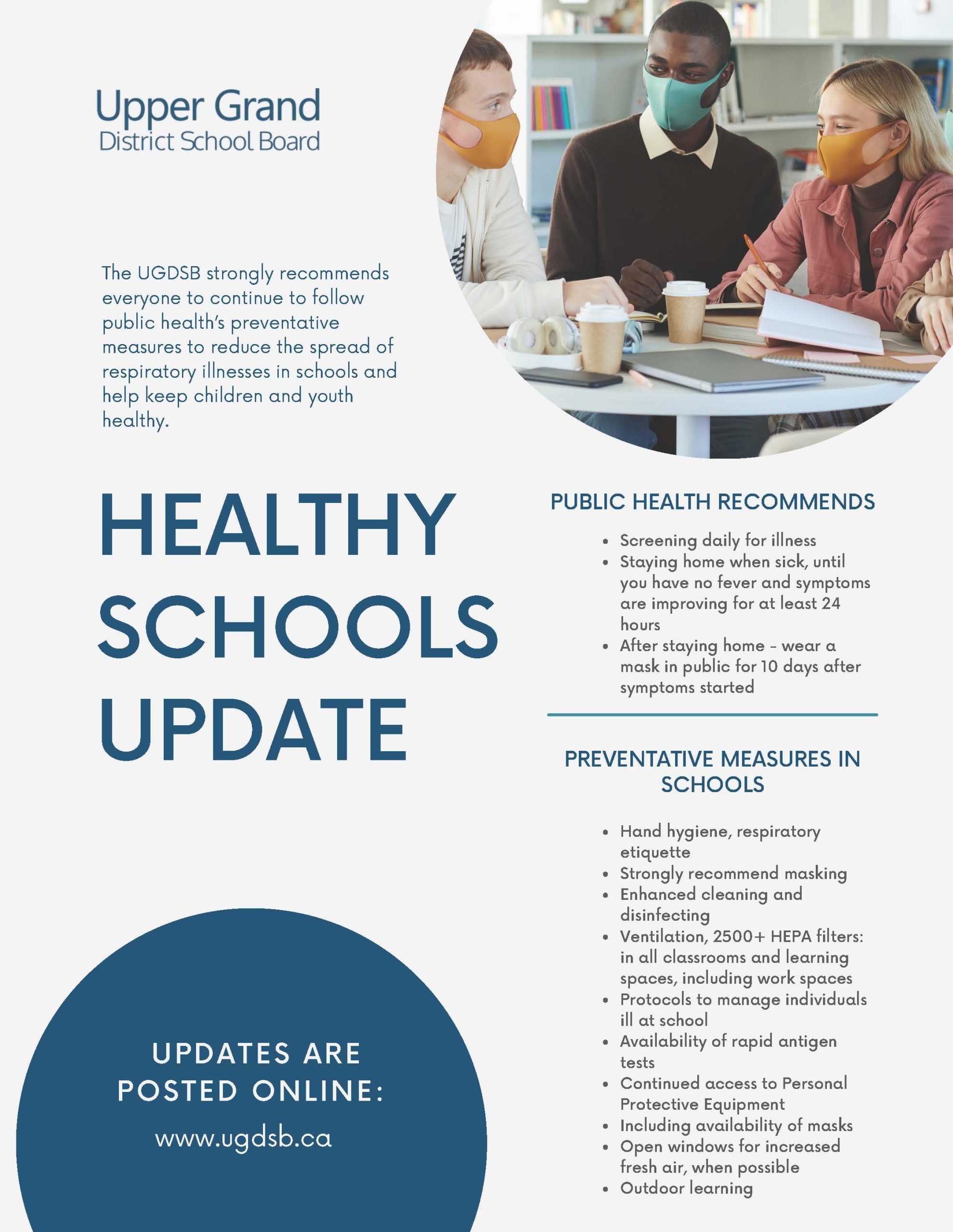 Flyer For Families (Secondary)   Health Measures