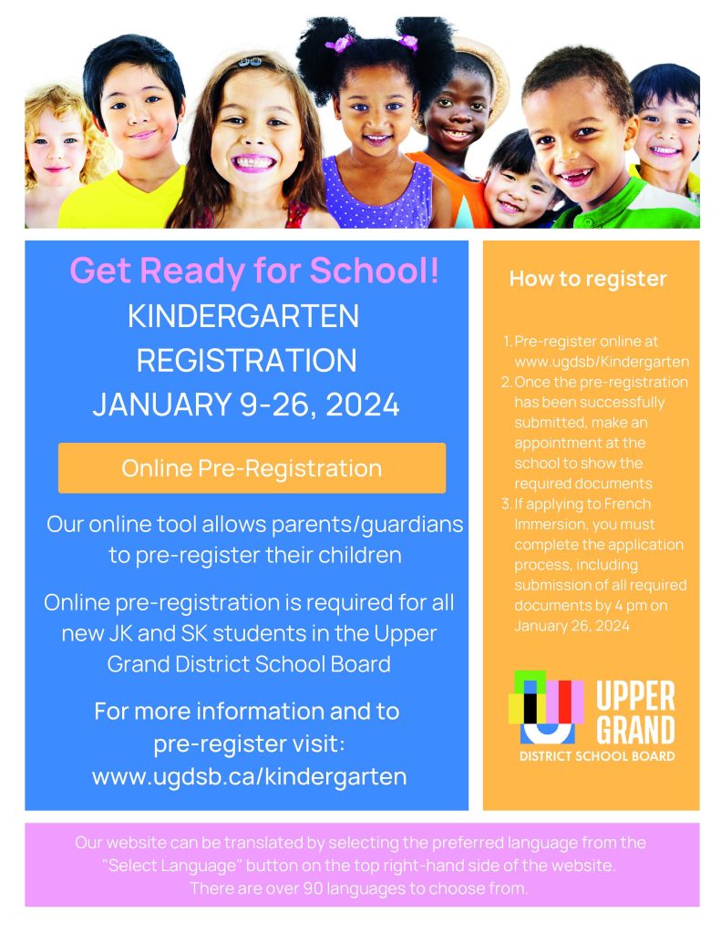 Kindergarten Registration Flyer 2024 25