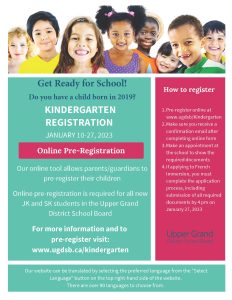 June Ave Kindergarten Registration Flyer 2023 24