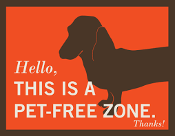 Pet Free Zone