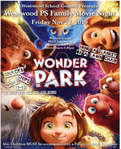 Westwood Movie Night Wonder Park