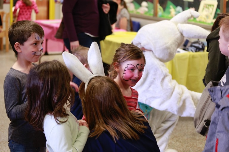 The smell of syrup and pancakes filled the air of James McQueen Public School on April 8, 2017, as the school hosted their annual Bunny Breakfast.