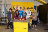 Several students in the senior welding class at College Heights Secondary School have successfully completed the Canadian Welding Bureau welding tests.