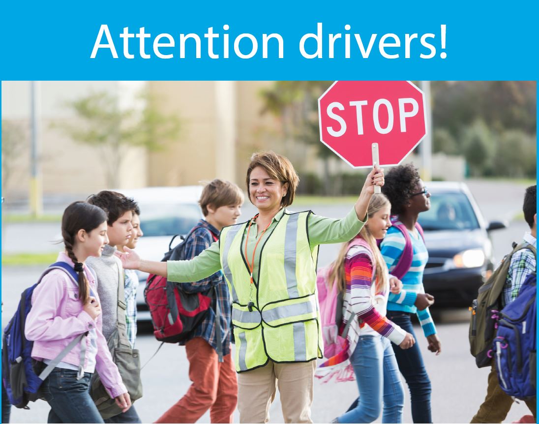 Attention drivers: Know the rules of the road around school crossing guards and help keep our communities safe.