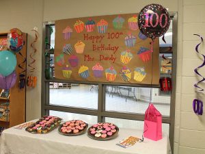 On Oct. 6, 2017, the staff and students at J.D. Hogarth Public School celebrated Mrs. Elsie Dandy's 100th birthday.