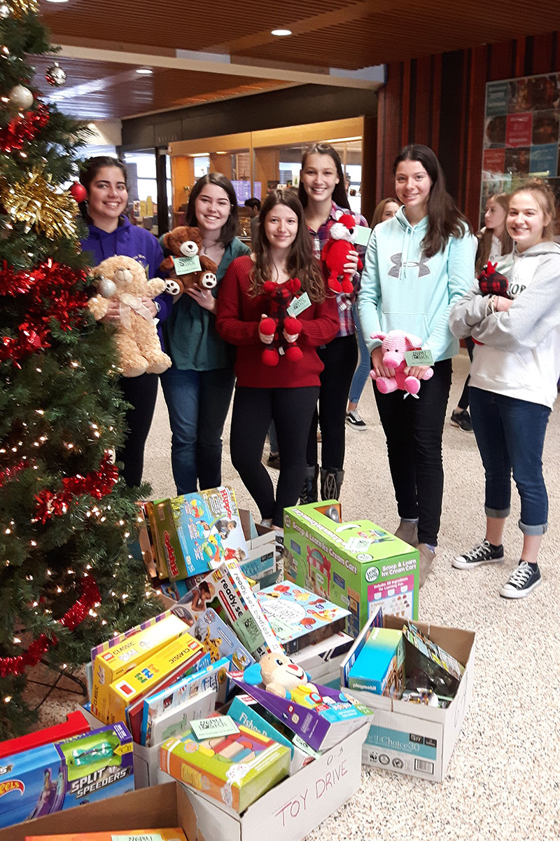 CCVI collected more than 100 gifts for the children at Grand River Hospital.