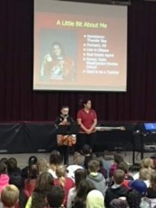 Credit Meadows ES Welcomes Canadian Olympian