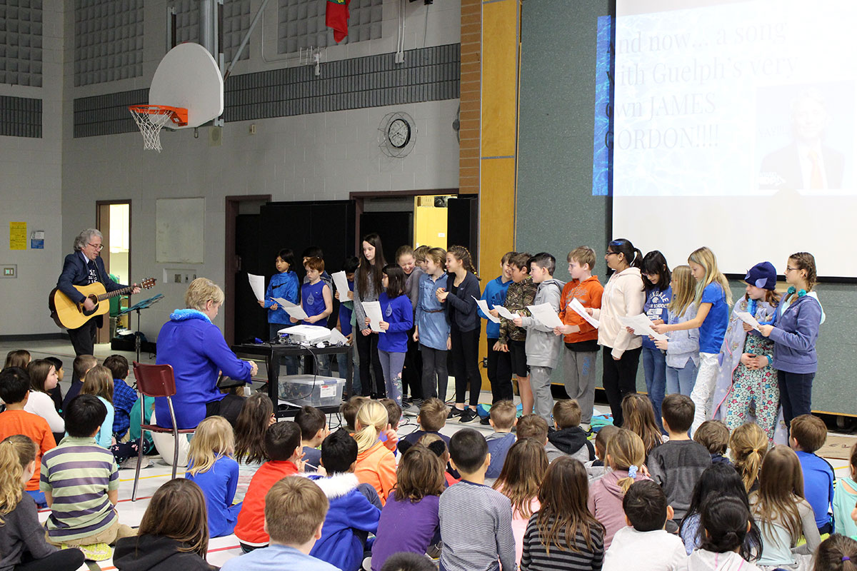 On Monday March 5, 2018, the grade 6 Water Rockers at Kortright Hills Public School held a water celebration assembly.