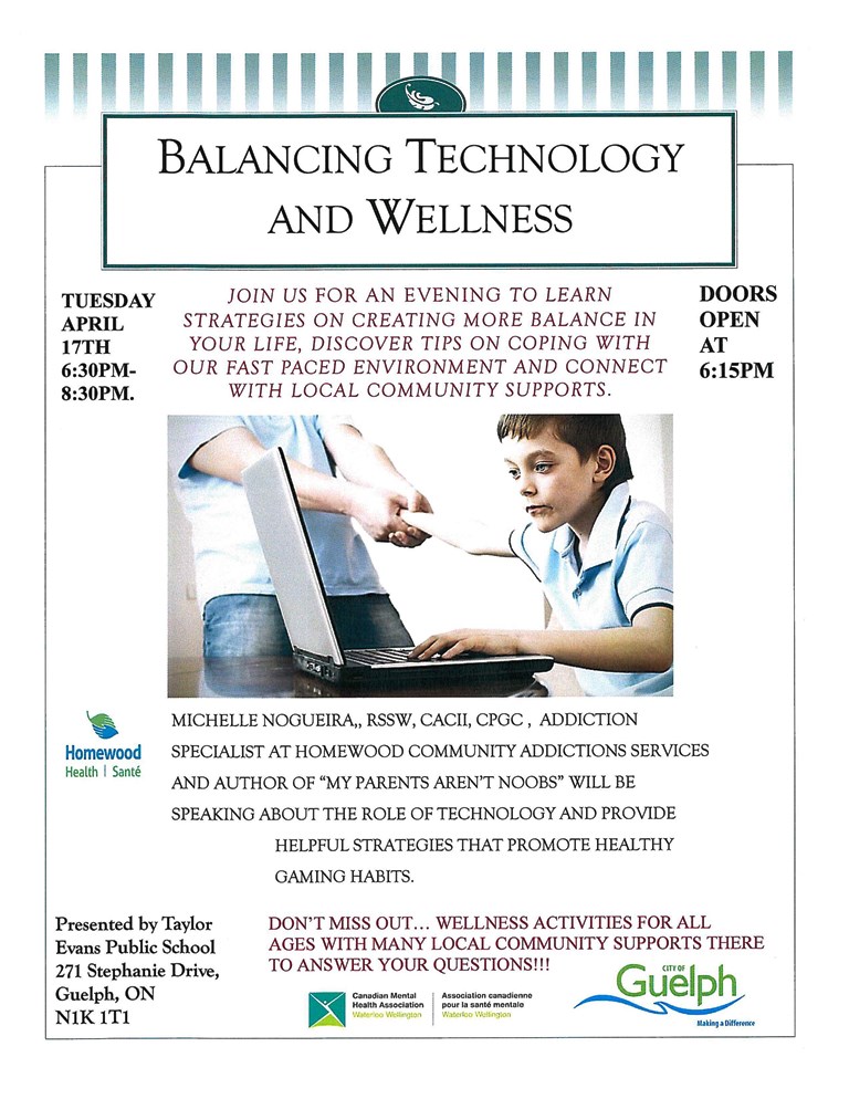 TEPS Balancing Technology And Wellness Poster