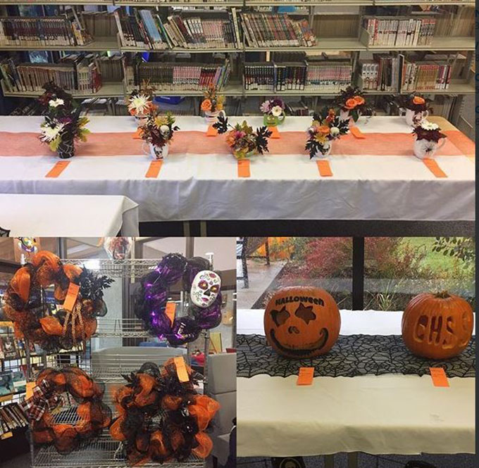 On Oct. 31, 2018, 19 students from the school’s Green Industries program competed in close competition during College Heights SS’s Halloween floral design event.