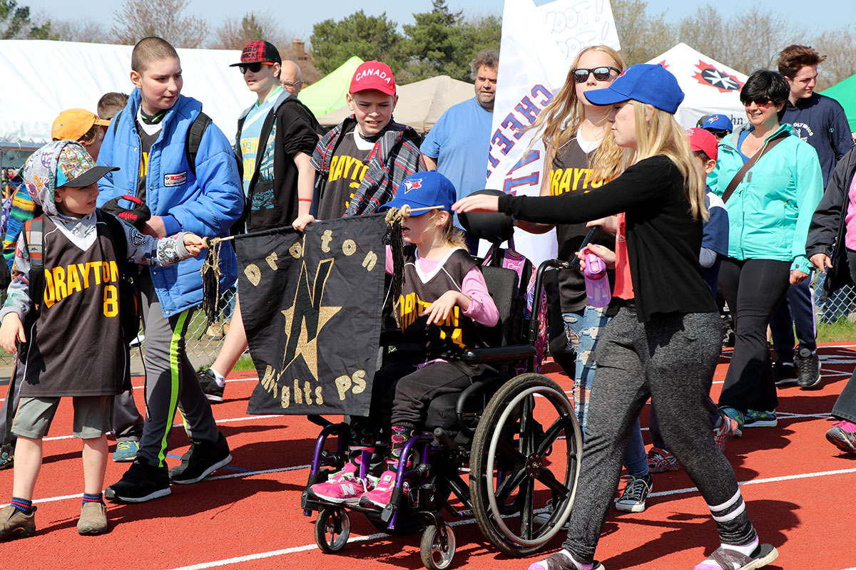 On Wed. May 15, 2019, hundreds of student-athletes, peer coaches, and volunteers attended the 18th annual Special Olympics Track and Field Meet.