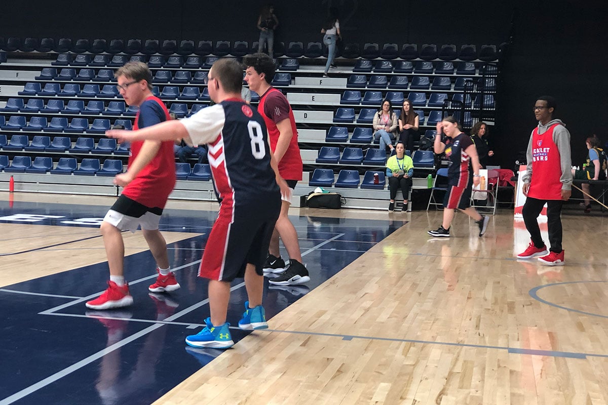Athletes from ODSS compete at the Special Olympics Ontario Youth Games, May 2019.