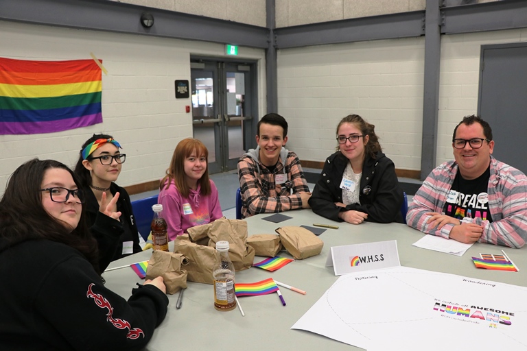 UGDSB students in grades 5-12 spent the day celebrating and learning at the Rainbow Leadership Summit on June 4.