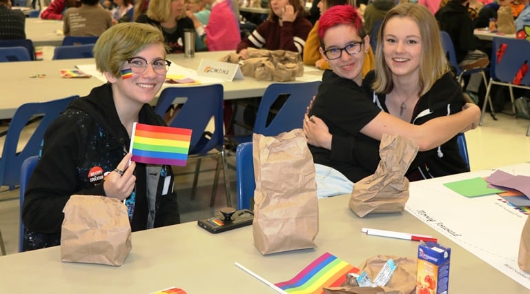 UGDSB students in grades 5-12 spent the day celebrating and learning at the Rainbow Leadership Summit on June 4.