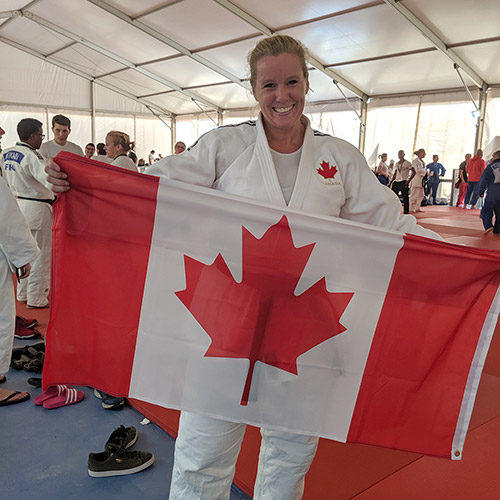 CCVI teacher Amanda McAlpine won the silver medal at the 2019 Veteran World Judo Championships, held in Morocco in October 2019.