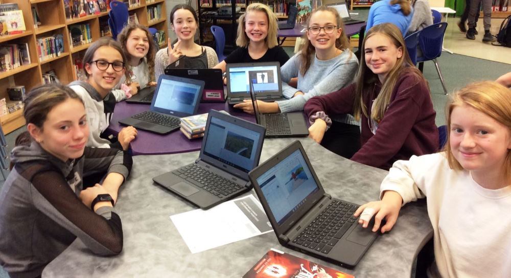 Girls in grades 6-8 at Mono-Amaranth Public School have been given the opportunity to learn about coding through their school’s Hackergals club.