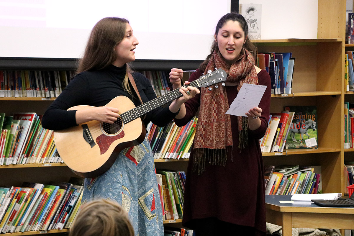 On Nov. 14, 2019, Guelph band The Lifers led a songwriting workshop at Paisley Road Public School.