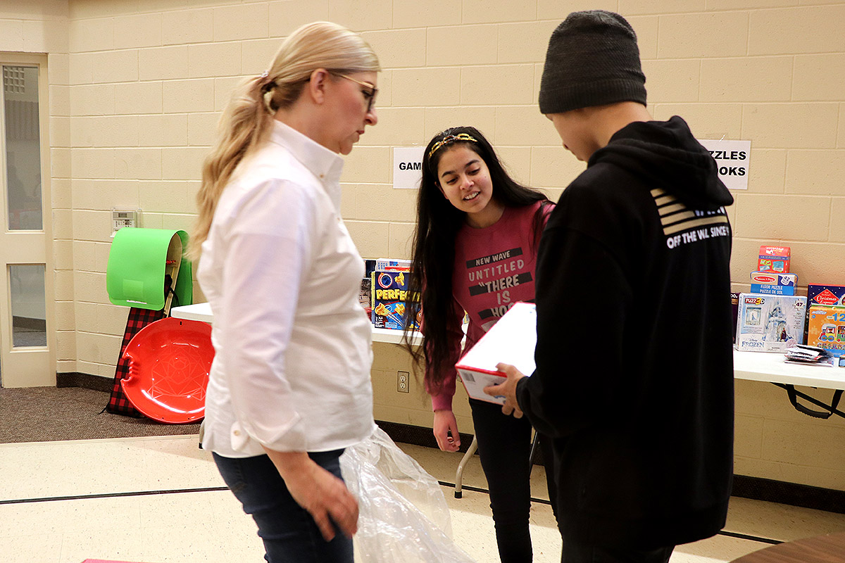 On Dec. 16, 2019, students from ODSS helped with the annual Christmas Assistance Program by sorting hundreds of toys.