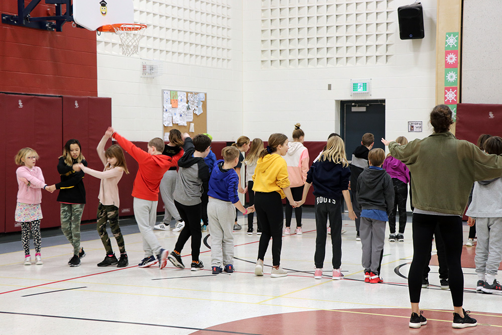 Students at Edward Johnson Public School have been busy this month learning a series of dance moves through the DancED Movement Project. 