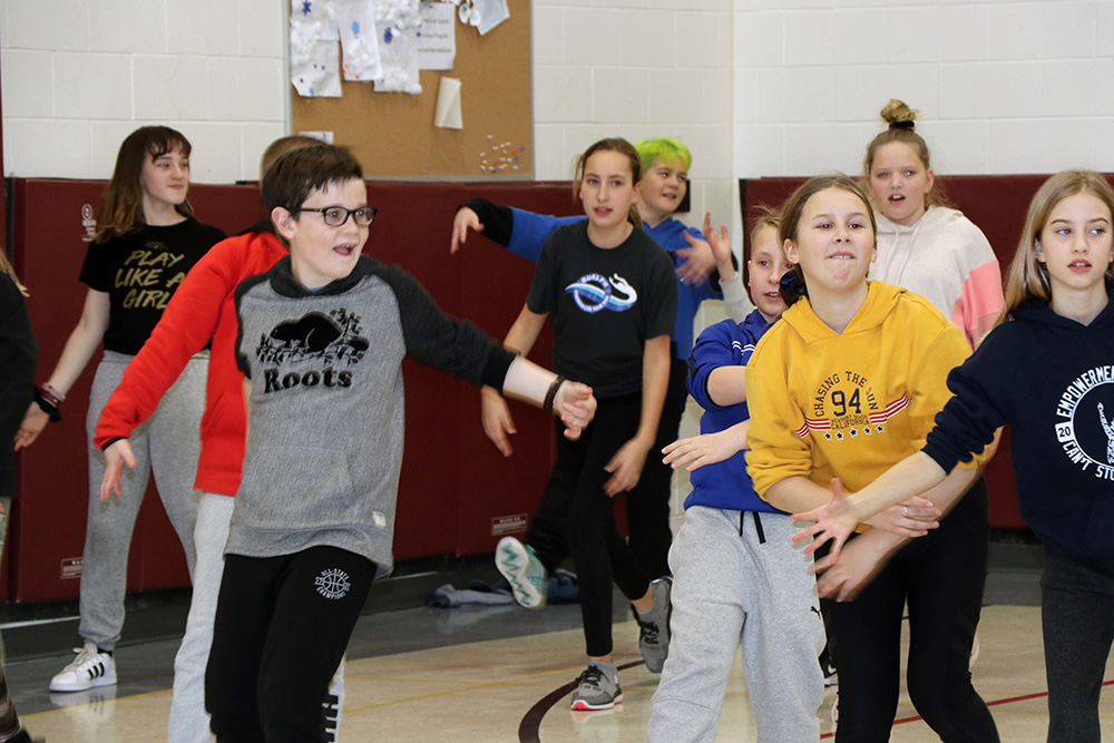 Students at Edward Johnson Public School have been busy this month learning a series of dance moves through the DancED Movement Project. 