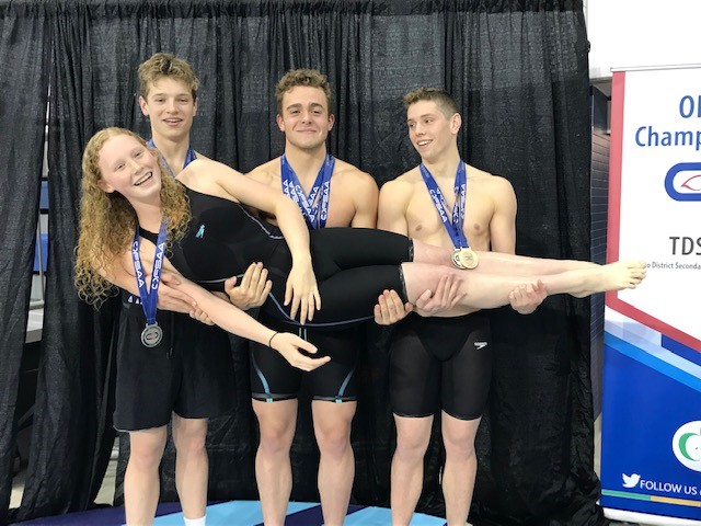 Centennial CVI swimmers win gold and set records at OFSAA