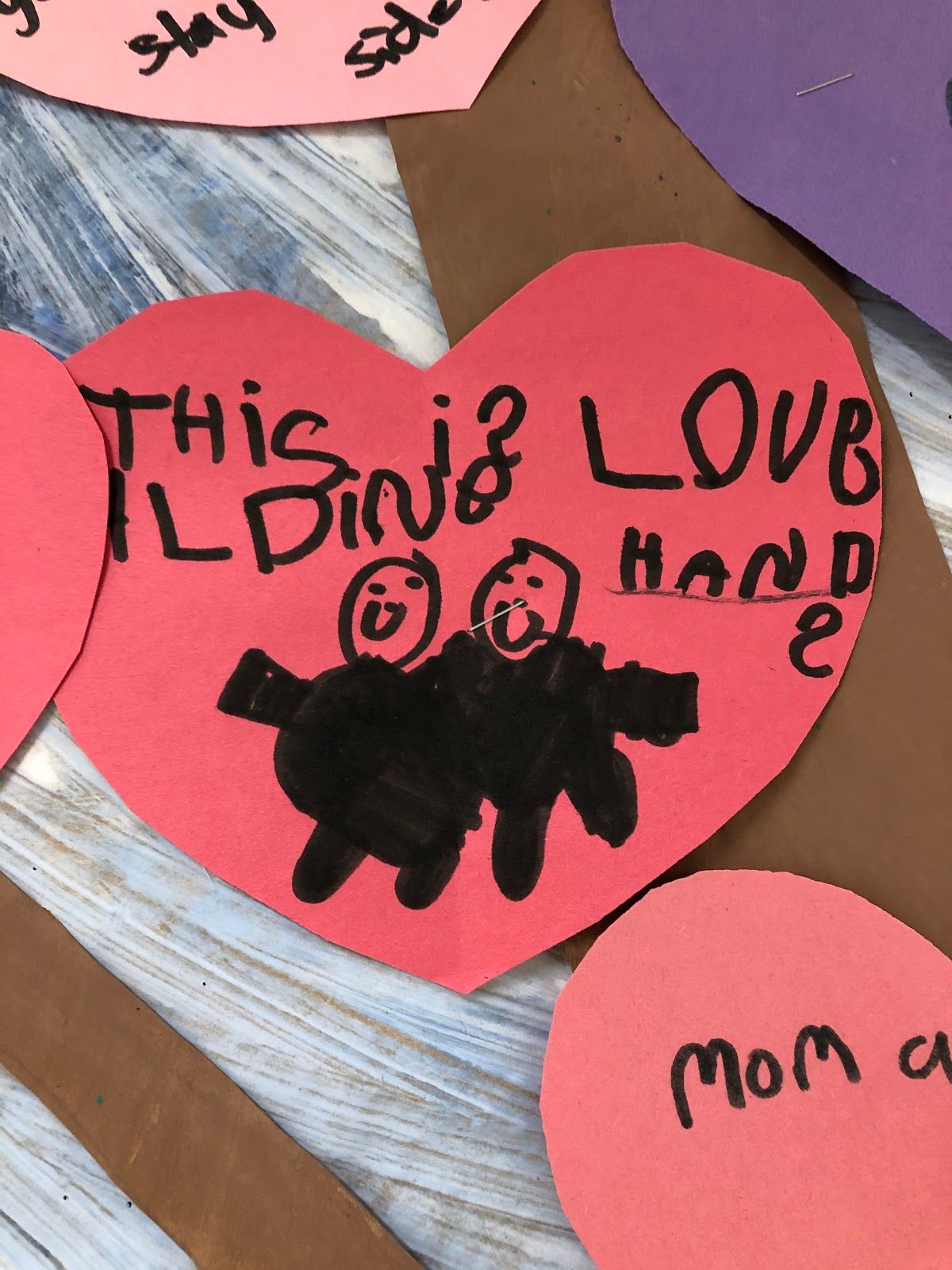 Kindergarten students at Primrose Elementary School have been busy spreading the love through a project at the school.
