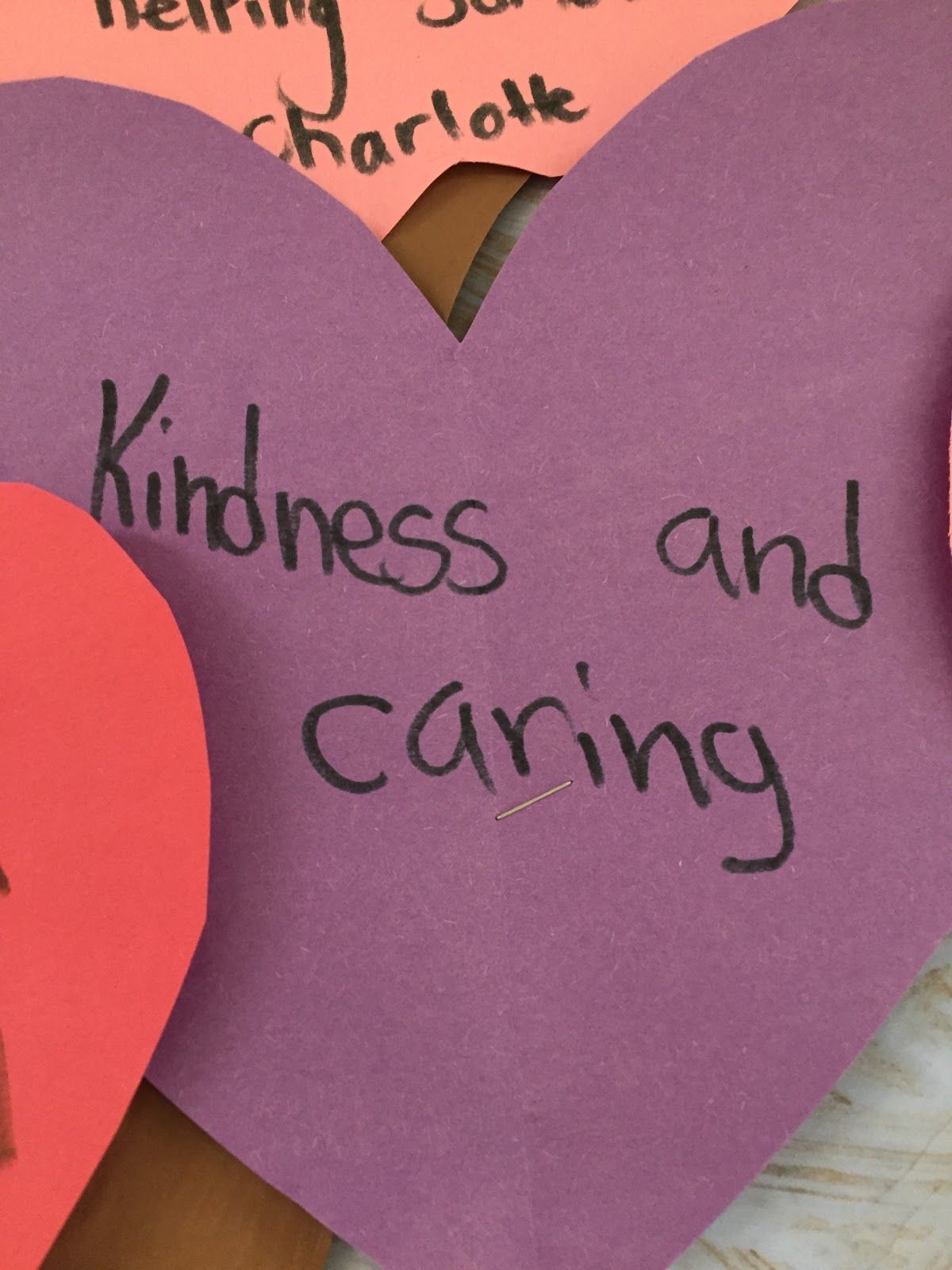 Kindergarten students at Primrose Elementary School have been busy spreading the love through a project at the school.