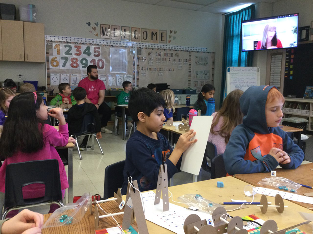 Scientists in Schools visits Brant Avenue PS in February 2023.