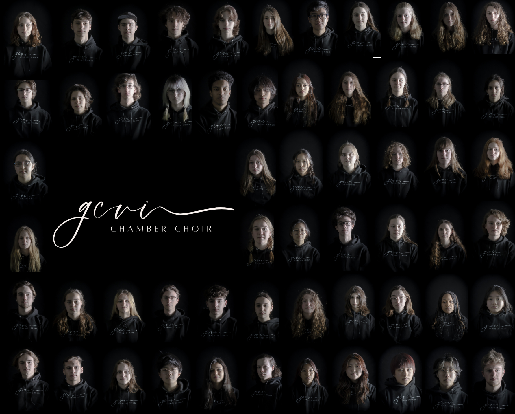 GCVI Chamber Choir is pictured