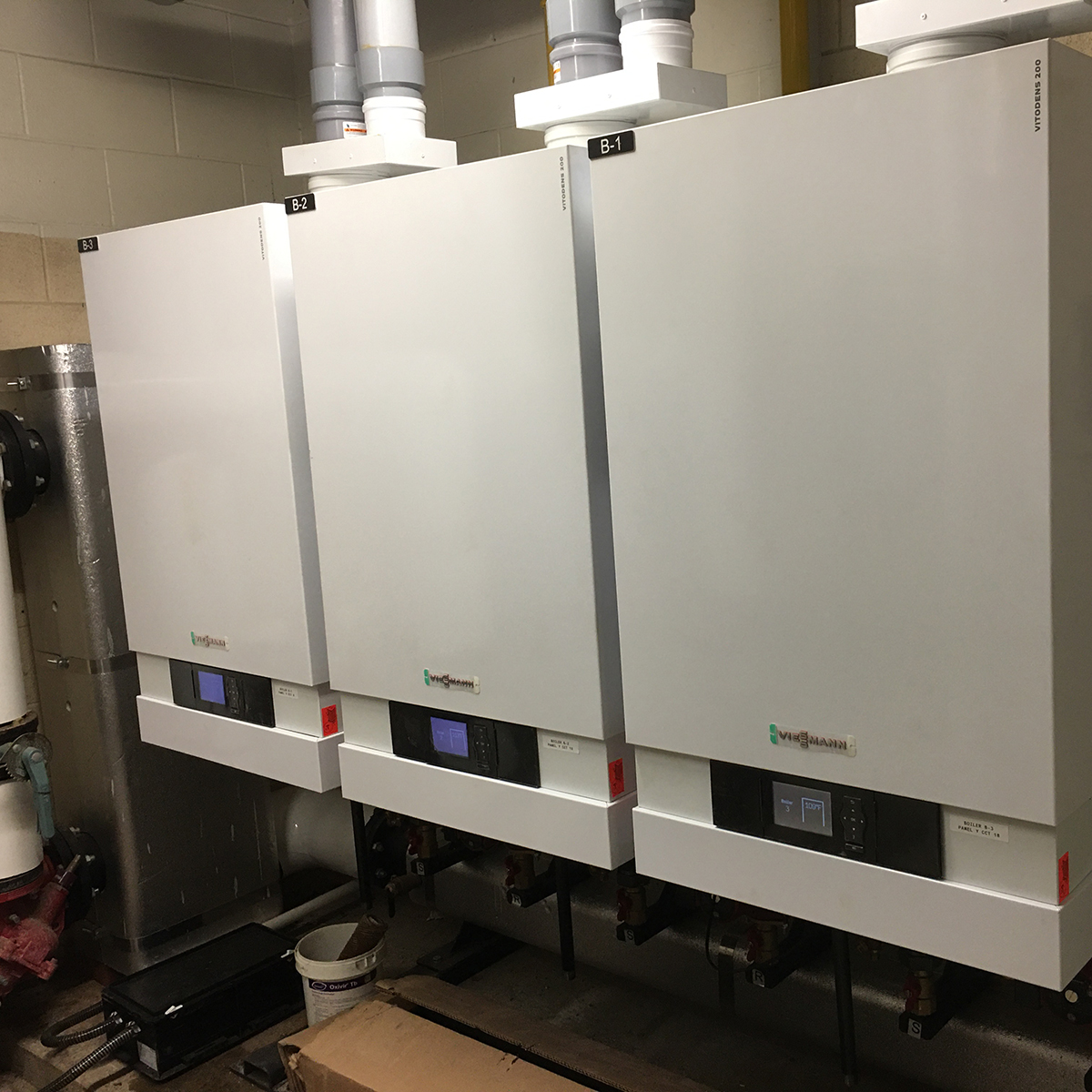 New Boilers at Cent. Hylands ES