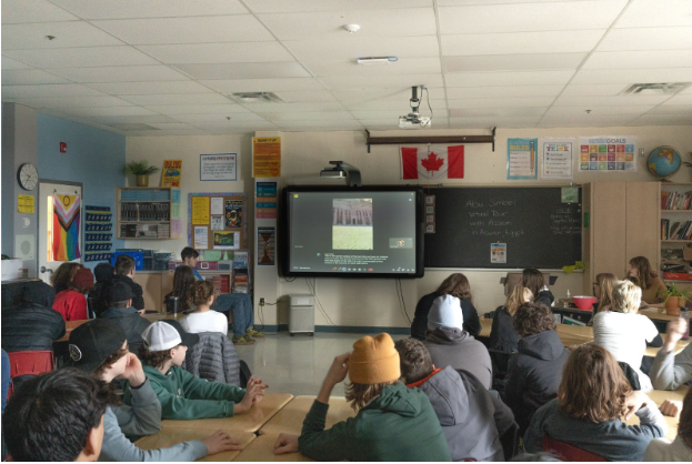 SHSM Students Watching A Screen