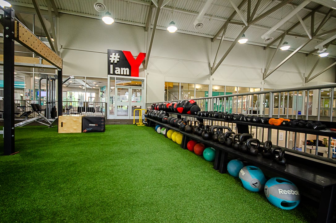 An interior photo of a workout space at the YMCA of Three Rivers, Guelph